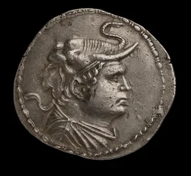 Moneda Indo-Griega (plata)